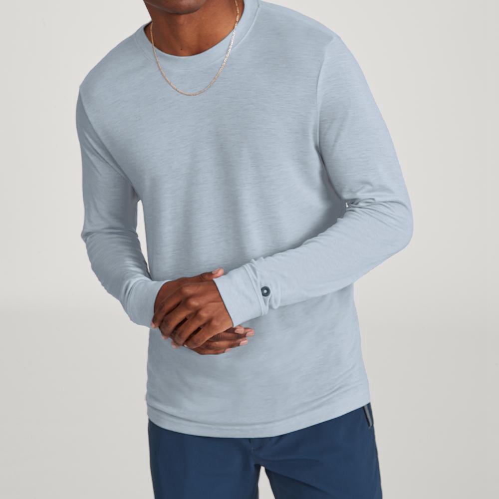 Allbirds Men\'s TrinoXO™ Long Sleeve - T-Shirt Grey - FCW609734